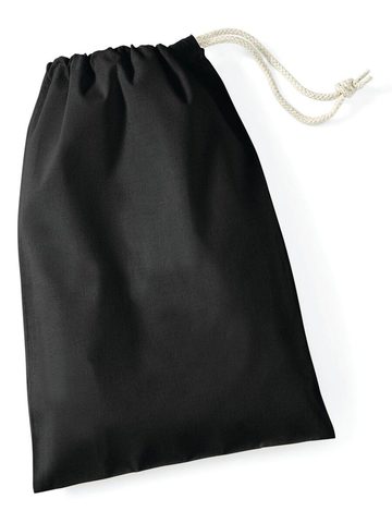 Cotton Stuff Bag S - BLK - black