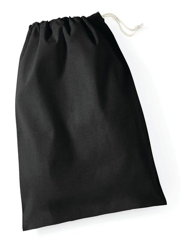Cotton Stuff Bag XL - BLK - black
