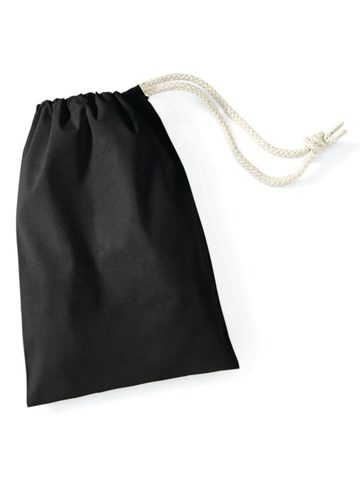 Cotton Stuff Bag XS - BLK - black
