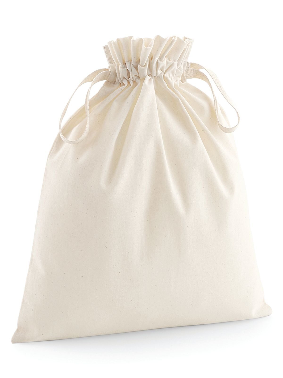 Organic Cotton Draw Cord Bag - NAT - Natural