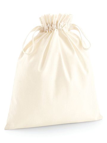 Organic Cotton Draw Cord Bag