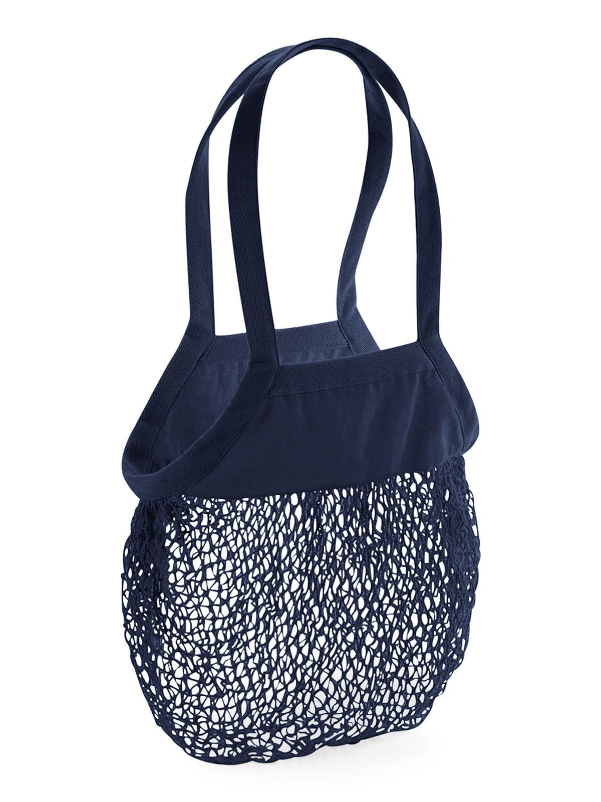 Organic Cotton Mesh Grocery Bag - Navy