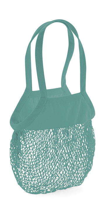 Organic Cotton Mesh Grocery Bag - SAG - SAGE GREEN