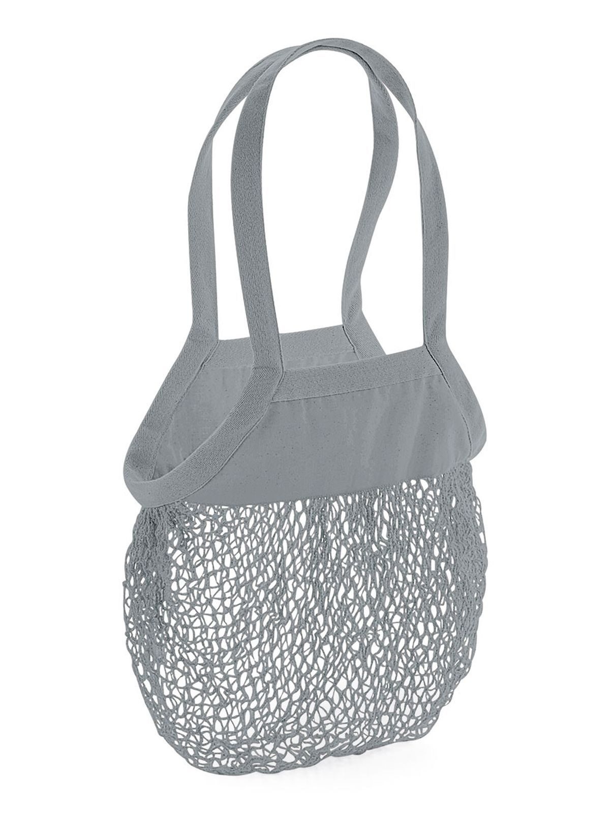 Organic Cotton Mesh Grocery Bag - 115 - Pure Grey
