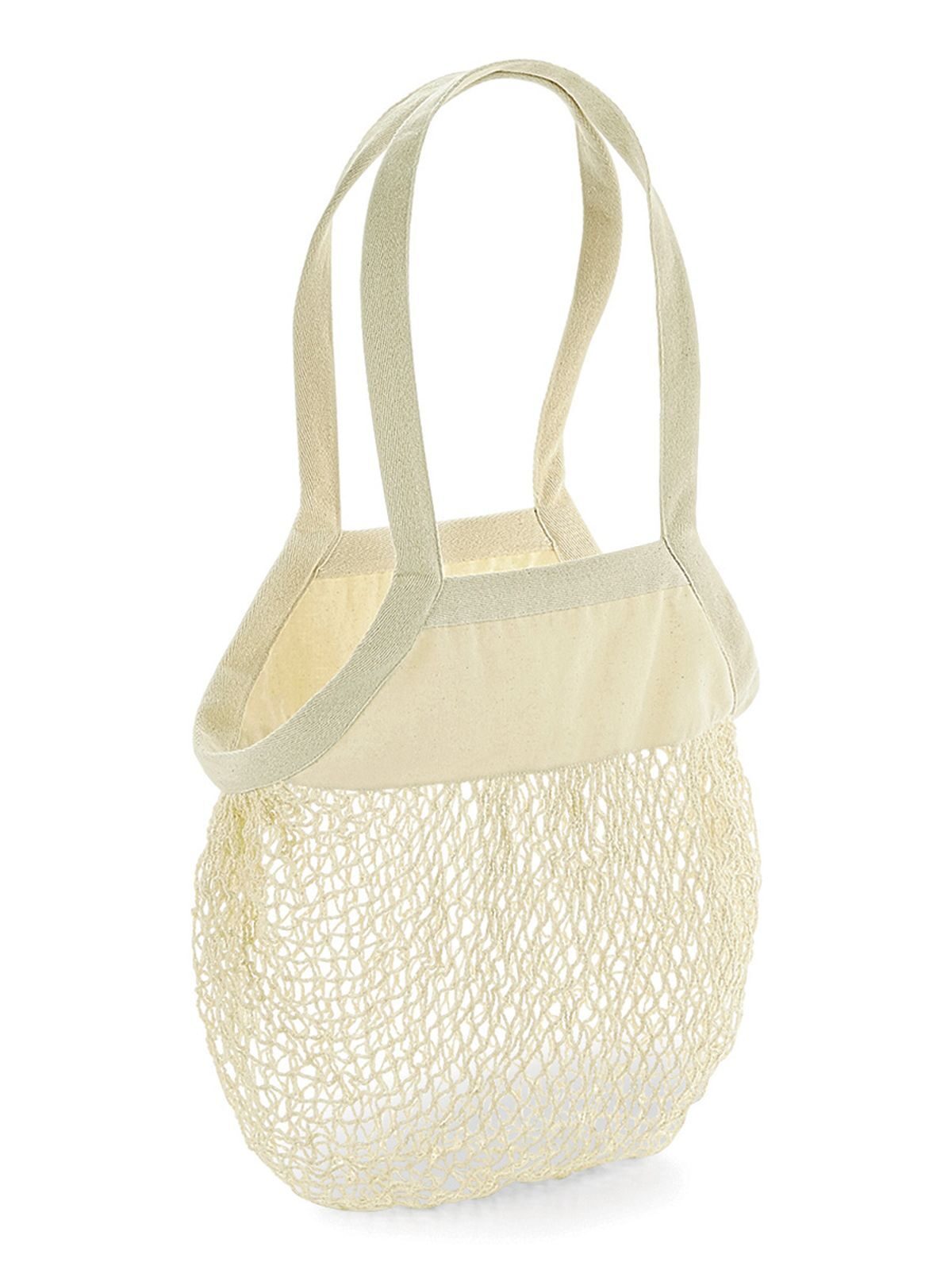 Organic Cotton Mesh Grocery Bag - NAT - Natural