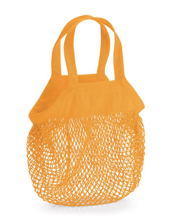 Organic Cotton Mini Mesh Grocery Bag - AMB - AMBER