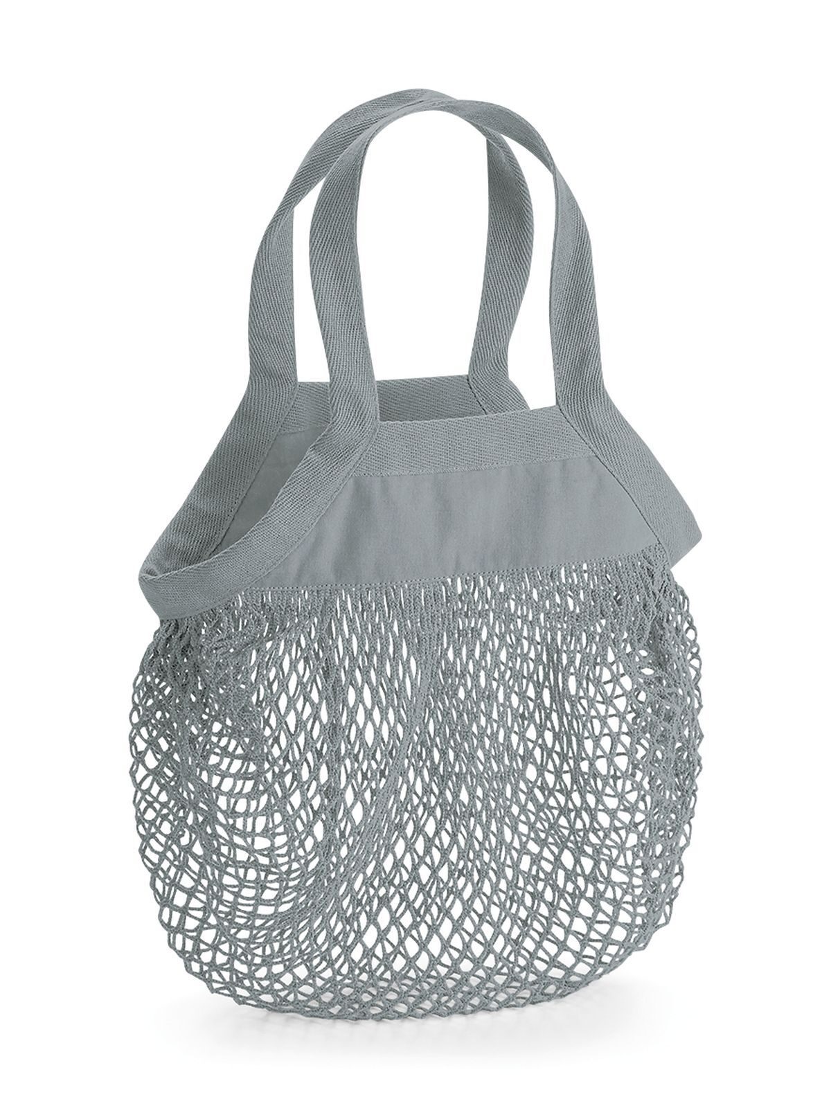 Organic Cotton Mini Mesh Grocery Bag - 115 - Pure Grey