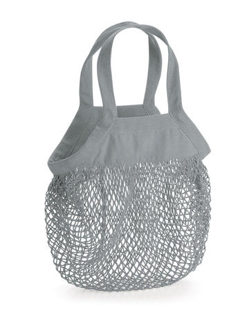 Organic Cotton Mini Mesh Grocery Bag - 115 - PURE GREY