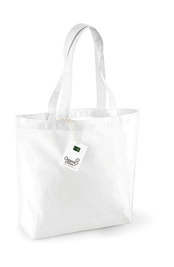 Organic Cotton Shopper - WHI - white