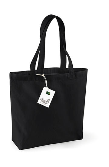 Organic Cotton Shopper - BLK - black