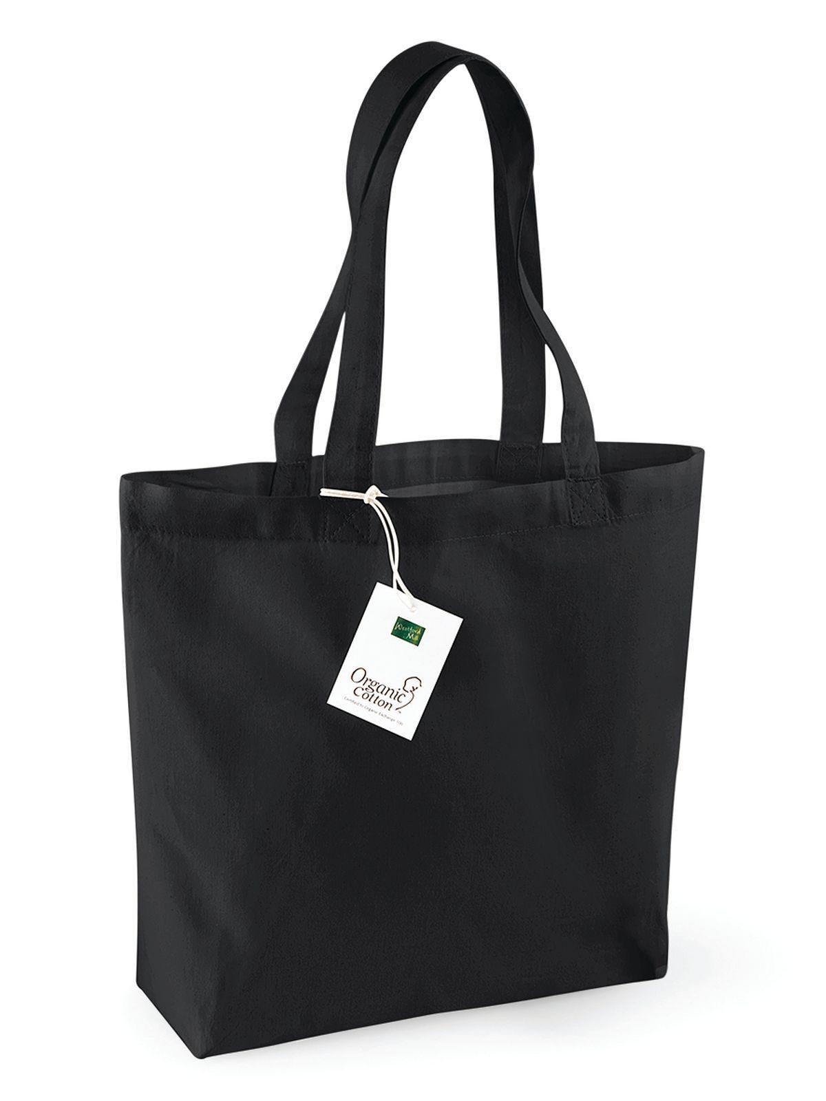 Organic Cotton Shopper - BLK - Black