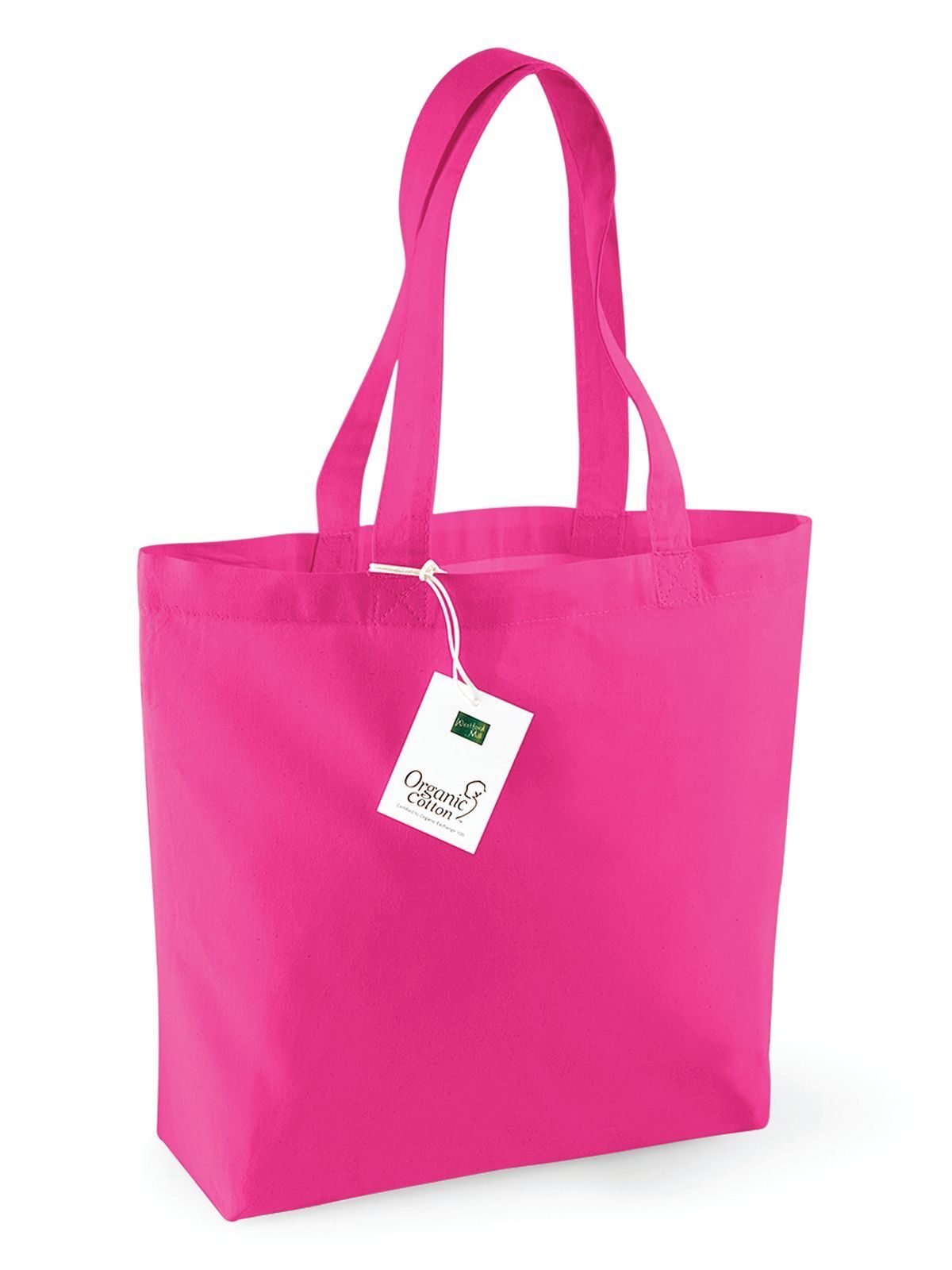 Organic Cotton Shopper - FUS - Fuchsia