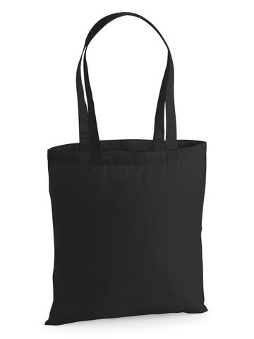 Premium Cotton Tote - BLK - black