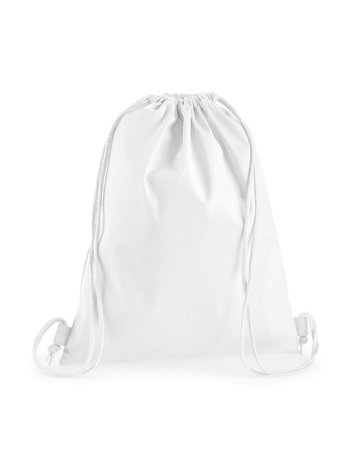 Premium Cotton Gymsac - WHI - White