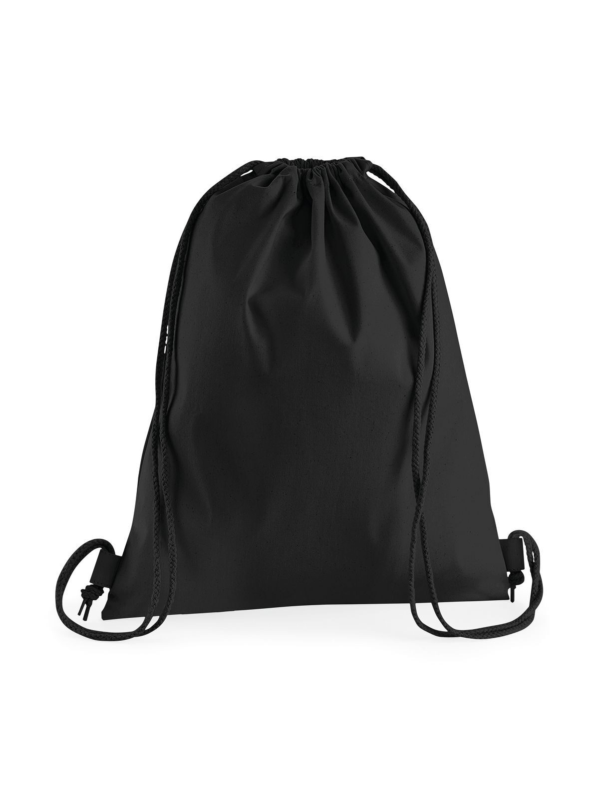 Premium Cotton Gymsac - BLK - Black