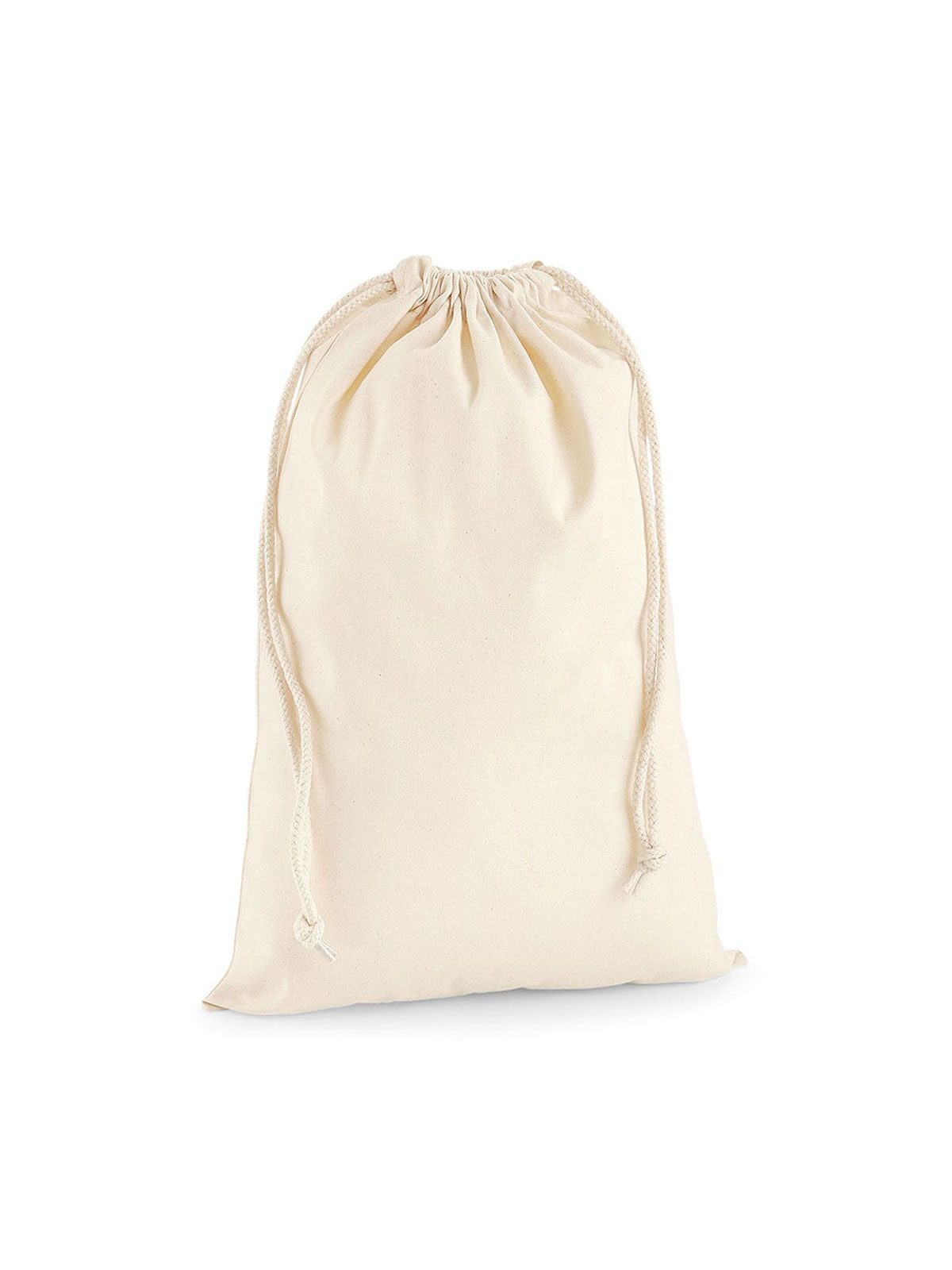 Premium Cotton Stuff Bag S - NAT - Natural