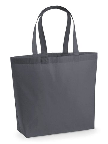 Premium Cotton Maxi Tote - GPH - graphite grey