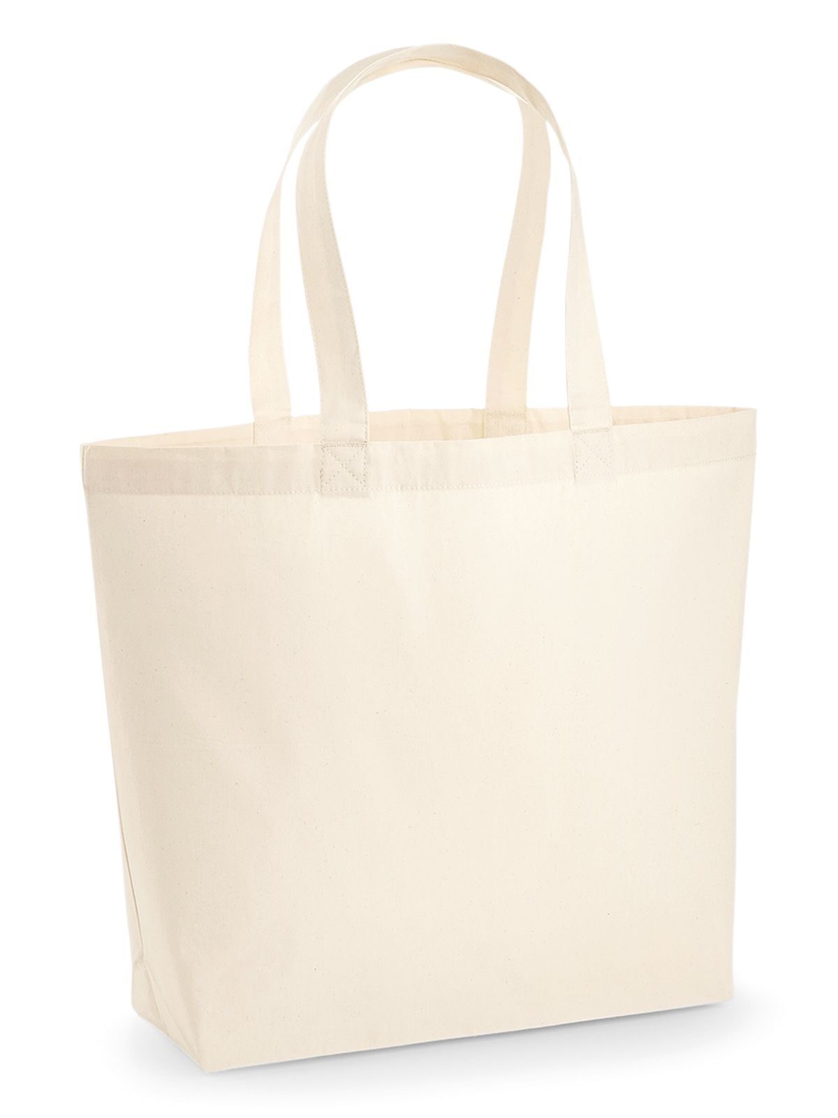 Premium Cotton Maxi Bag - NAT - Natural