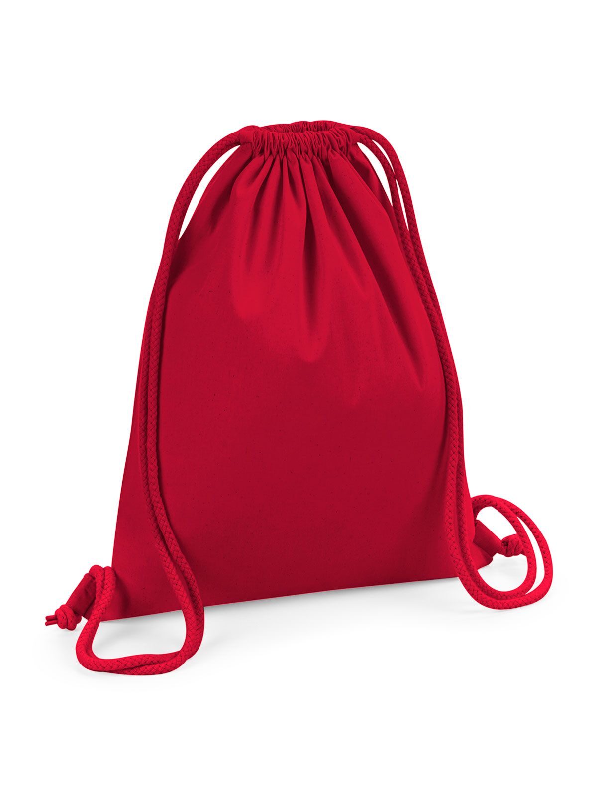 Organic Premium Cotton Gymsac - CSR - Classic red