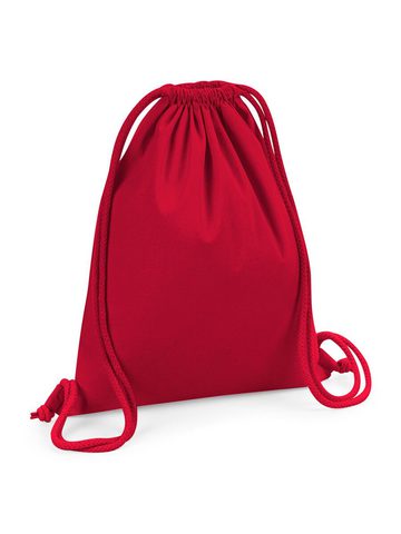 Organic Premium Cotton Gymsac - CSR - classic red