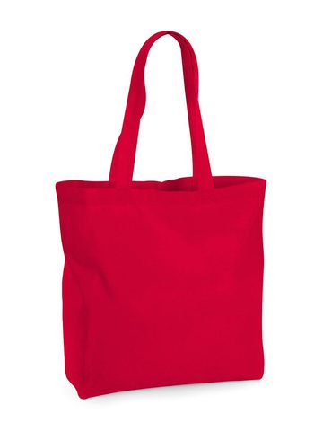 Organic Premium Cotton Maxi Tote - CSR - classic red
