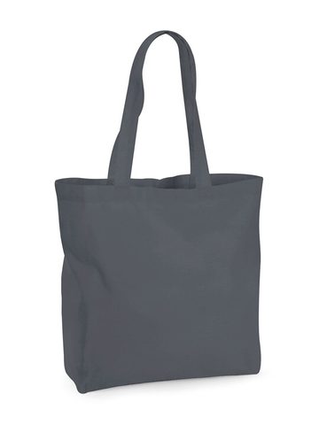Organic Premium Cotton Maxi Tote - GPH - graphite grey