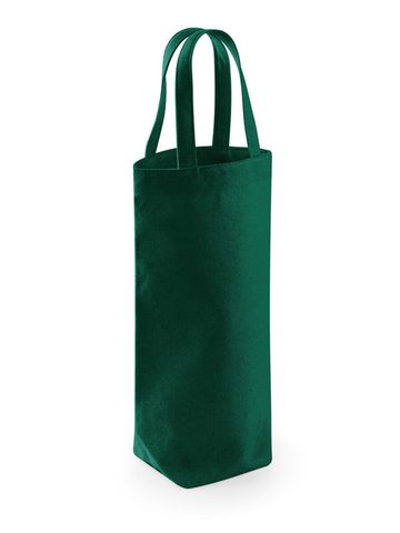 Fairtrade Cotton Bottle Bag - BOT - bottle green
