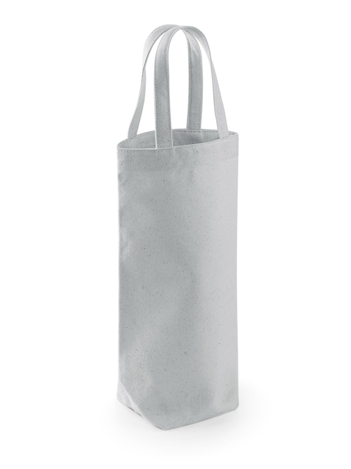 Fairtrade Cotton Bottle Bag - LGR - Light grey