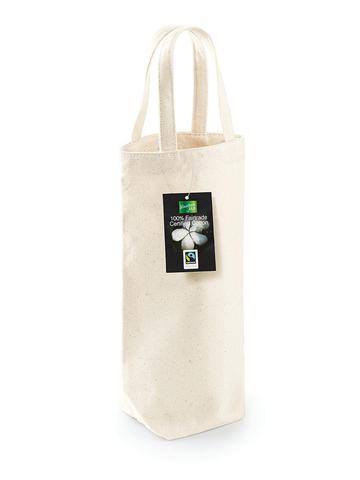 Fairtrade Cotton Bottle Bag - NAT - natural