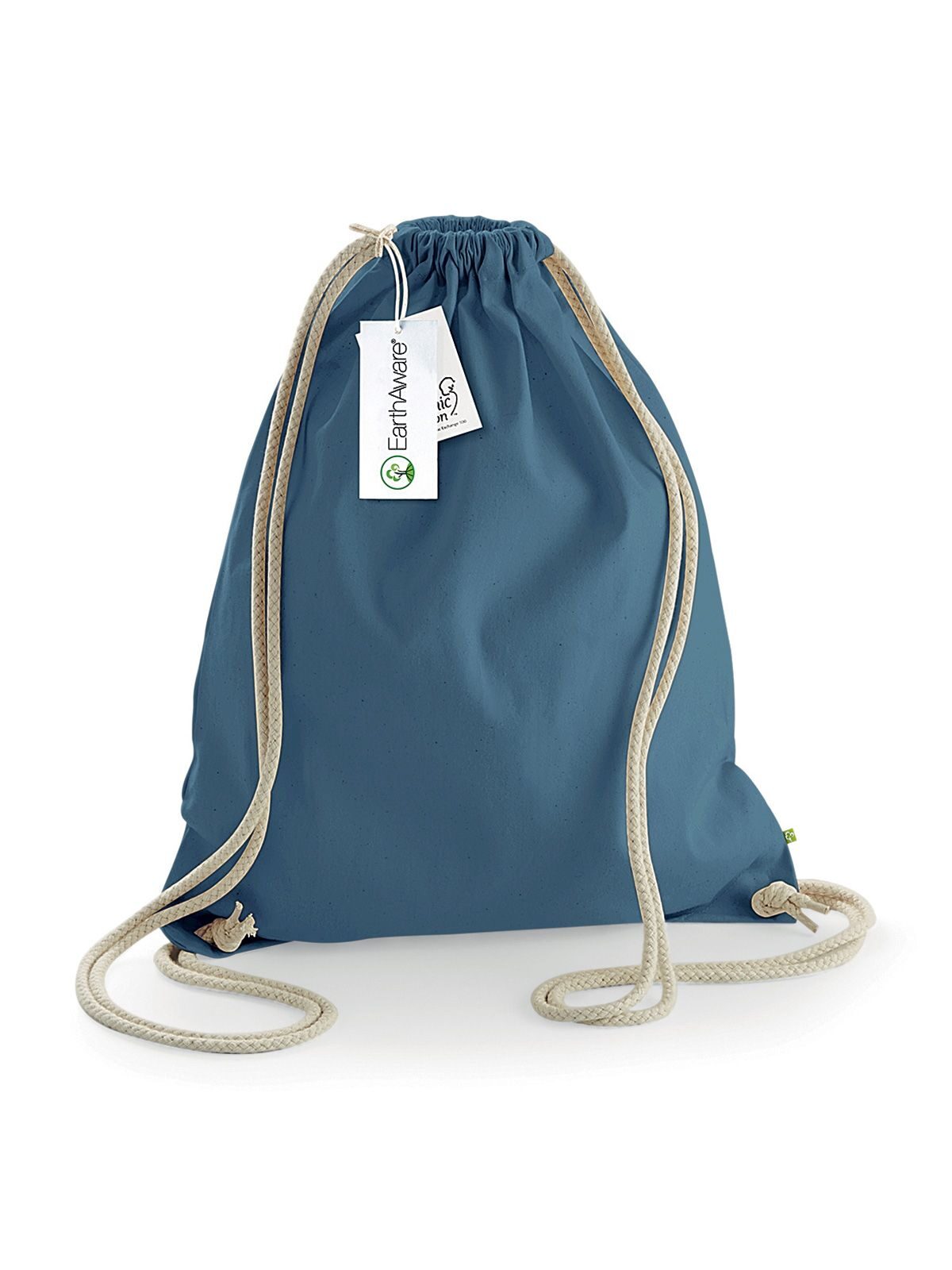 EarthAware® Organic Gymsac - Airforce blue