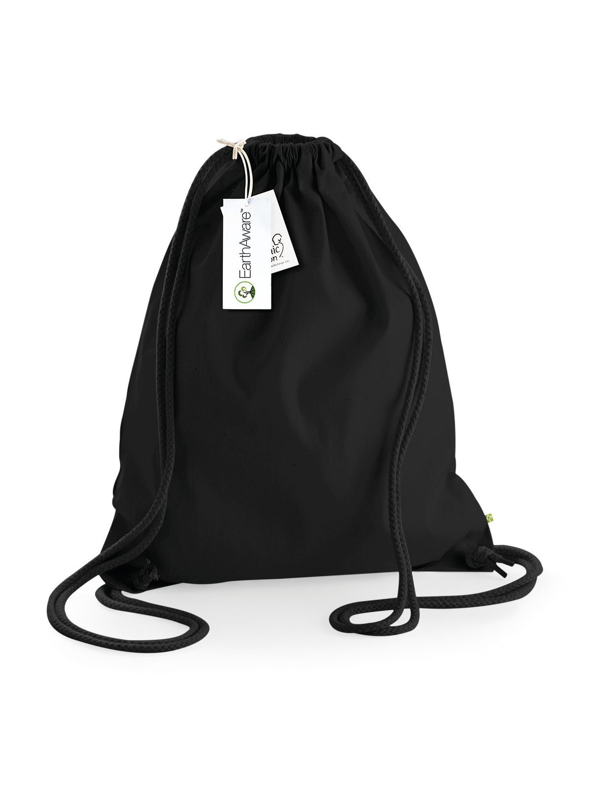 EarthAware® Organic Gymsac - Black/black