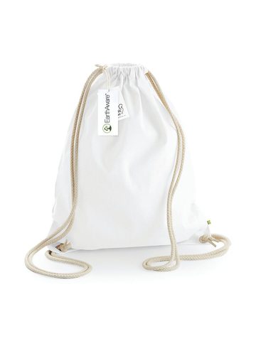 EarthAware Organic Gymsac - WHI - white