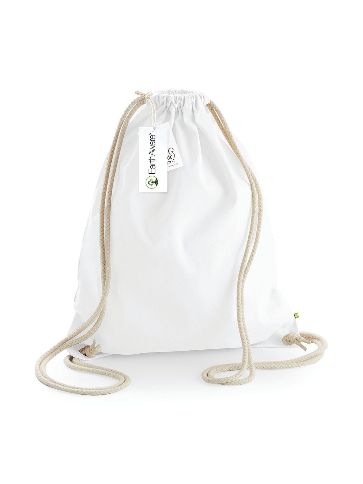 EarthAware® Organic Gymsac - WHI - White