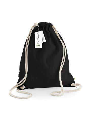 EarthAware Organic Gymsac - BLK - black