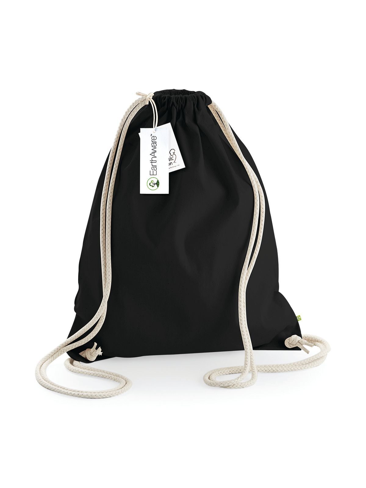 EarthAware® Organic Gymsac - BLK - Black