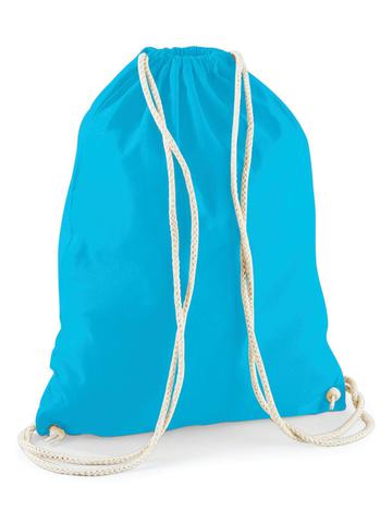 Cotton Gymsac - SUB - SURF BLUE