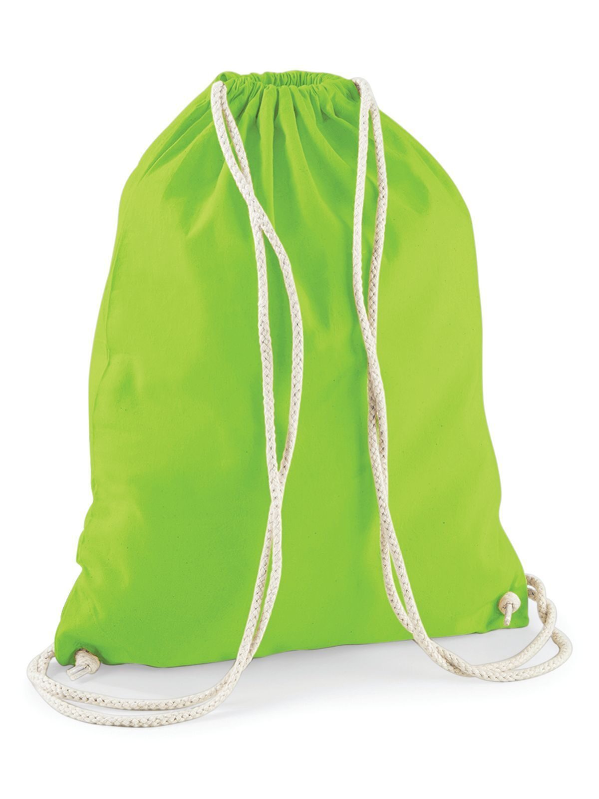 Cotton Gymsac - LIM - Lime green
