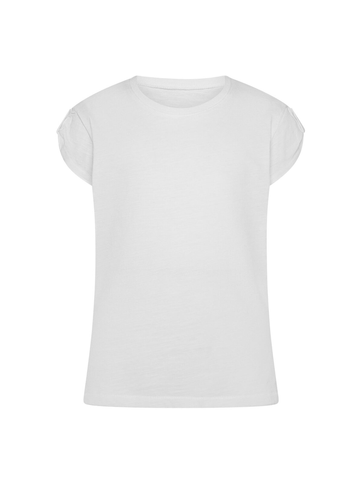 T-shirt Slub Bambina - WH - White
