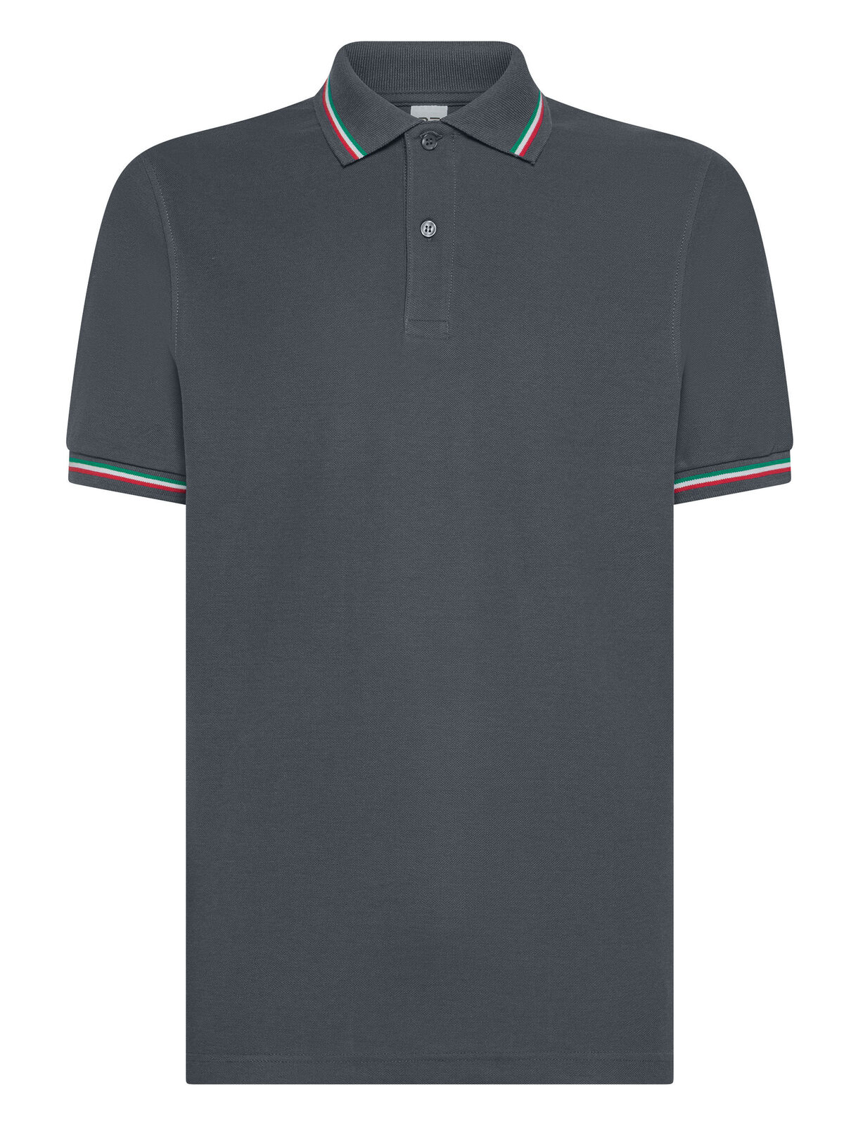 Polo tricolor Italy - DG - Dark grey