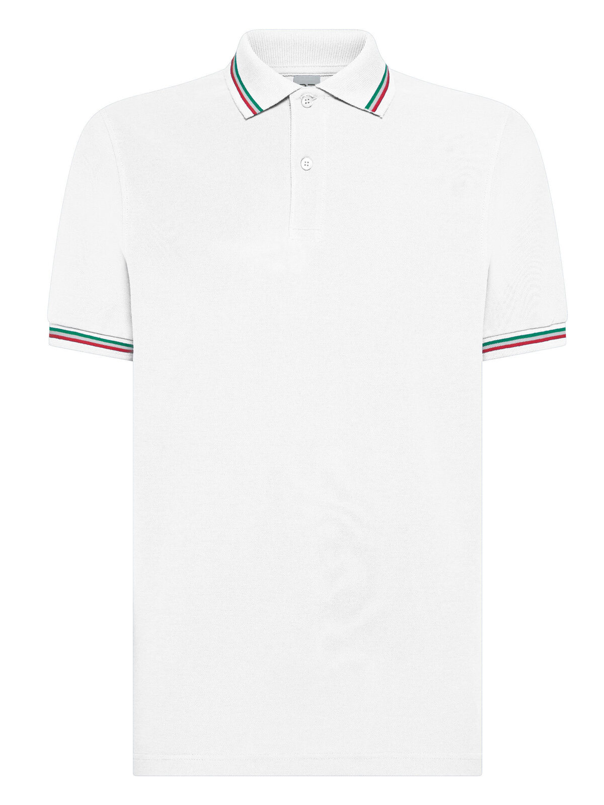 Polo tricolor Italy - WH - White