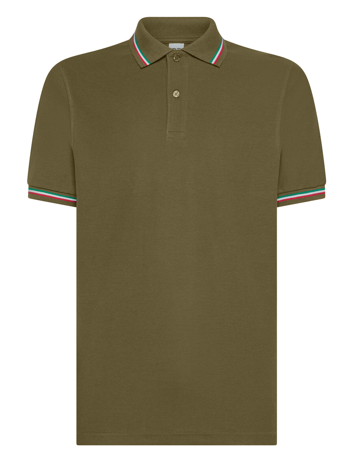 Polo tricolor Italy - OL - Olive