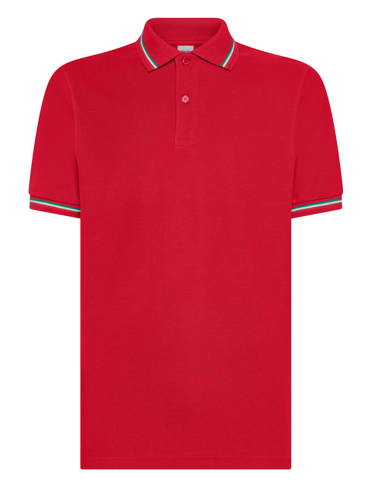 Polo tricolor Italy - RD - Red