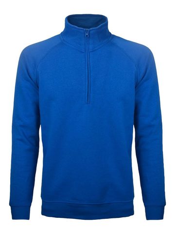 Raglan Zip neck sweat - RB-ROYAL BLUE