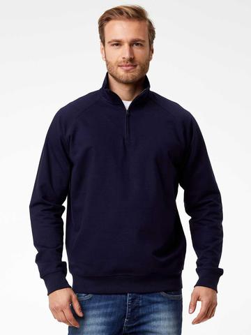 French terry jacket mezza Zip