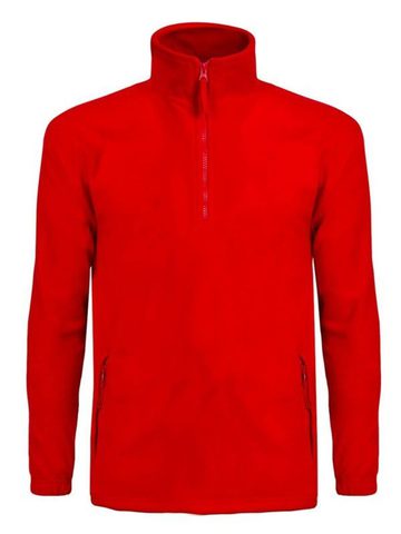 Fleece half zip - RD-RED