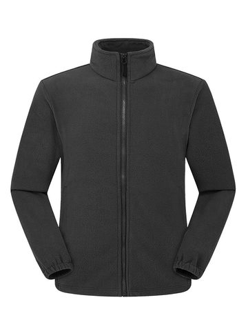 Fleece jacket - DG - dark grey