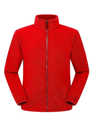 Fleece jacket - RD-RED