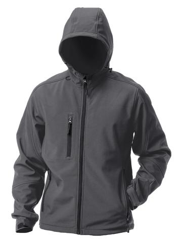 Hooded softshell - DG - dark grey