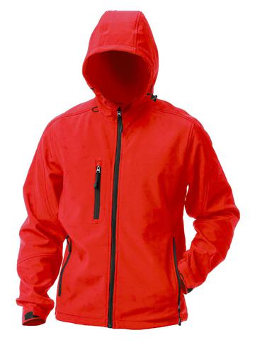 Hooded softshell - RD-RED