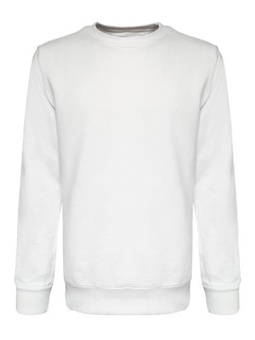 Men's Terry Crew Neck - WH - White
